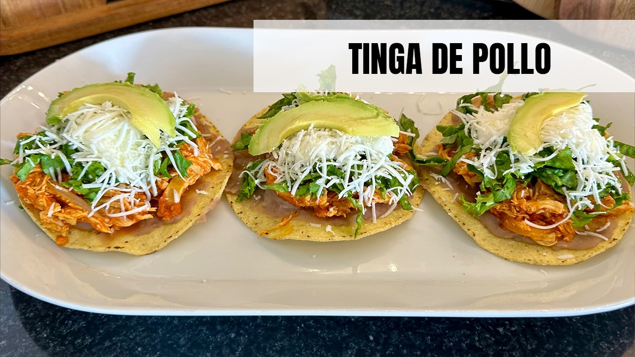 ⚡ La MEJOR TINGA DE POLLO en 20 MINUTOS ⏰ ¡Fácil, rendidora y con mucho sabor! 😋