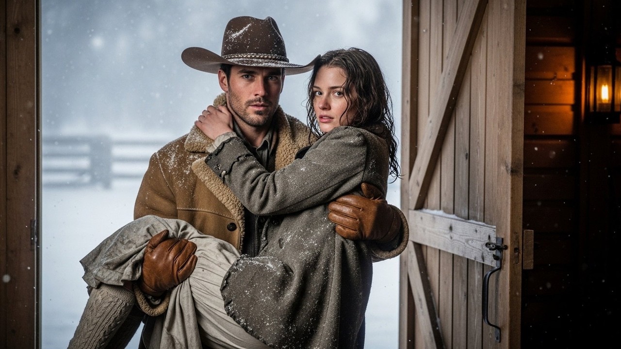 The Mail Order Bride Arrived During a Blizzard, The Cowboy Said 