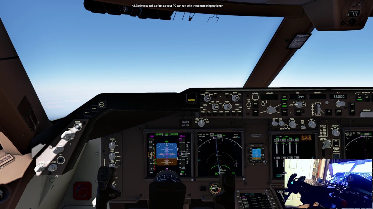 X-Plane 12 12.4 b4 SSG 747-800 Honolulu/Atlanta  A Say intentions - Traffic Global
