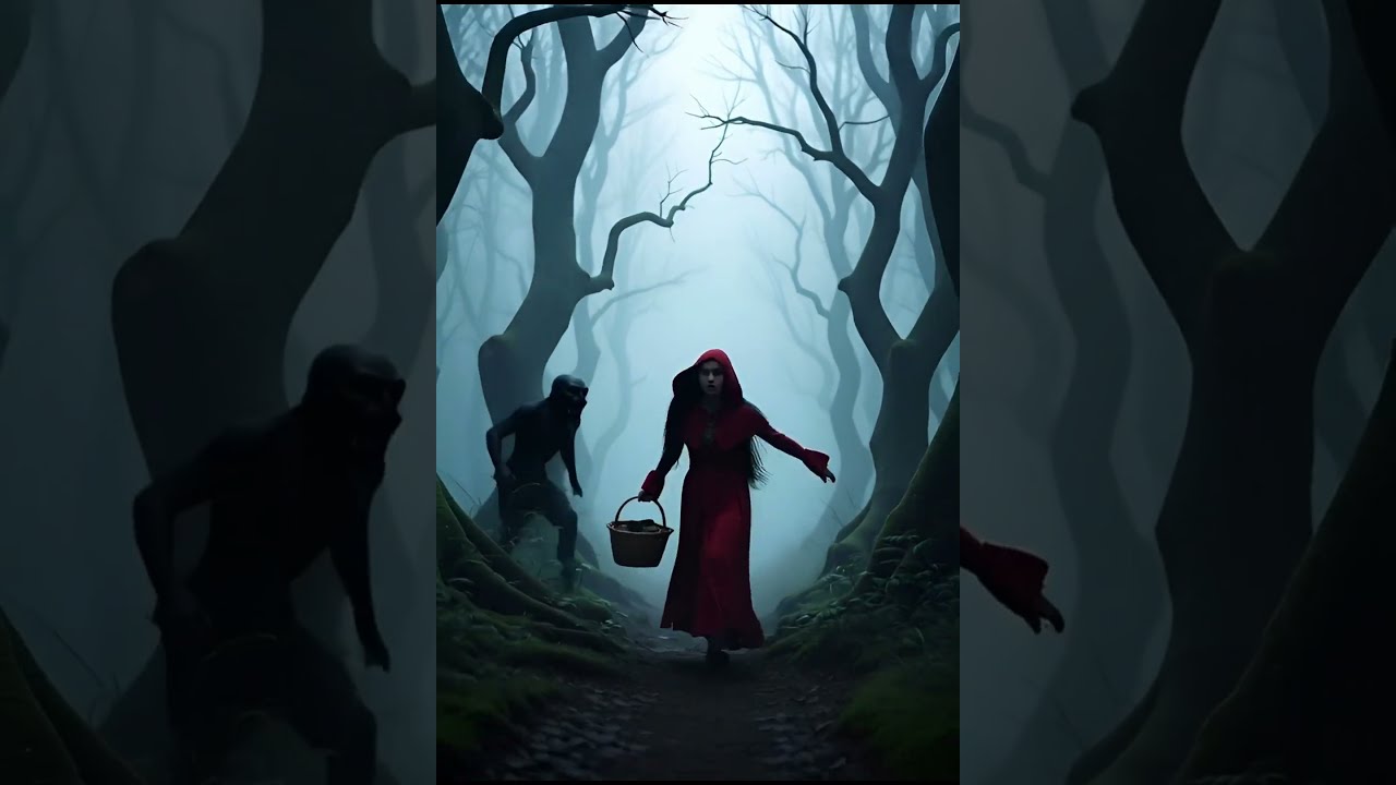 "Red Hood Girl vs Shadow Monster⚡ The Hidden Treasure Story!"  