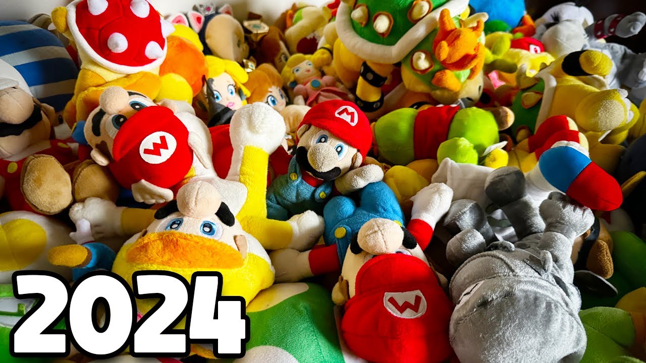 My Mario Plush Collection 2024! - Paper Mario Bros