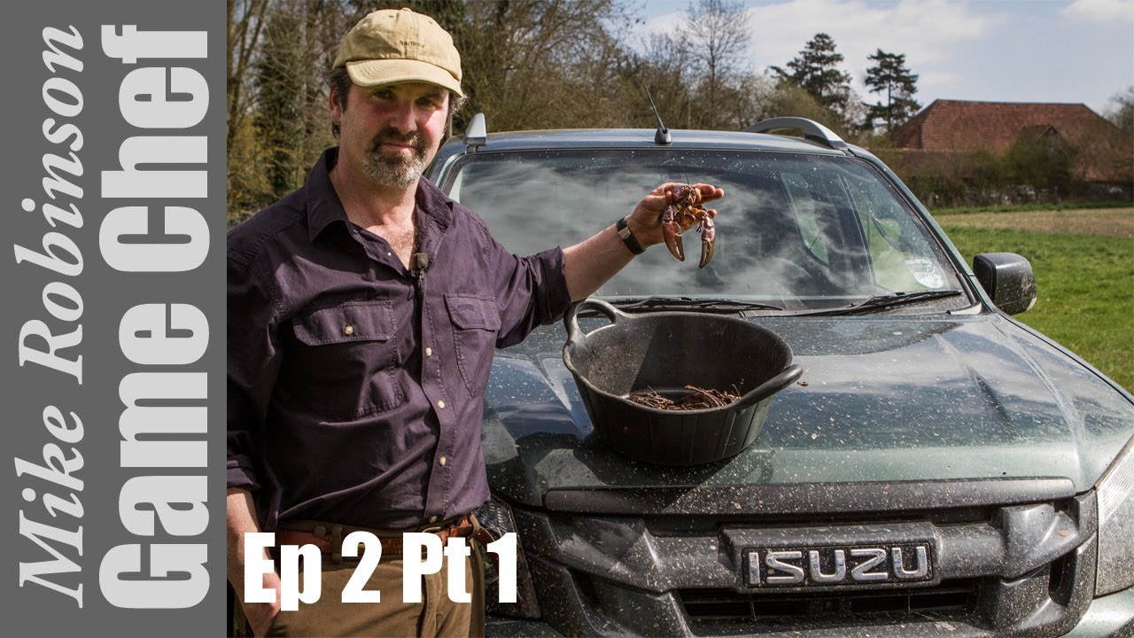 Hunting Signal Crayfish and Picking Wild Garlic for the pot with ITV Game Chef Mike Robinson