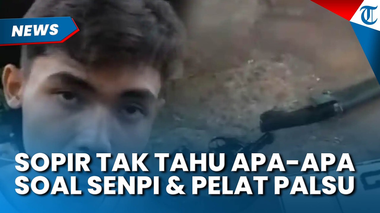 PENGAKUAN Sopir Mobil Calya, Sebut Tak Tahu Apa apa Soal Senpi dan Pelat Palsu