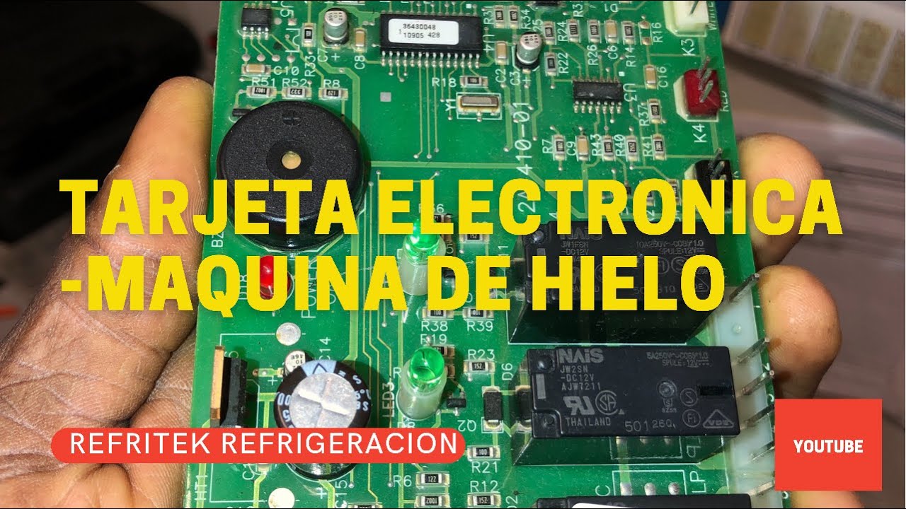 Todo Sobre LaTarjeta de Una Maquina de Hielo - Alarmas de 1, 2, 3 beep - Hoshizaki - Modo de Prueba