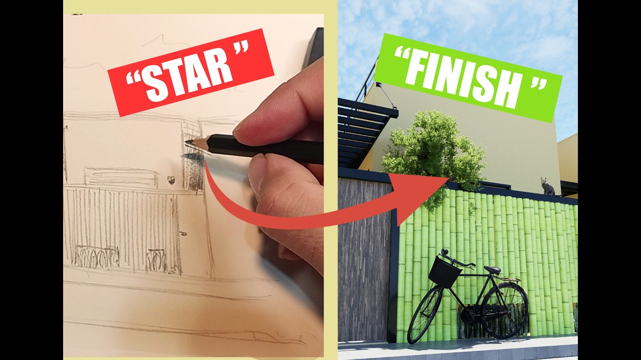 45m2 Tiny House: From idea to render 