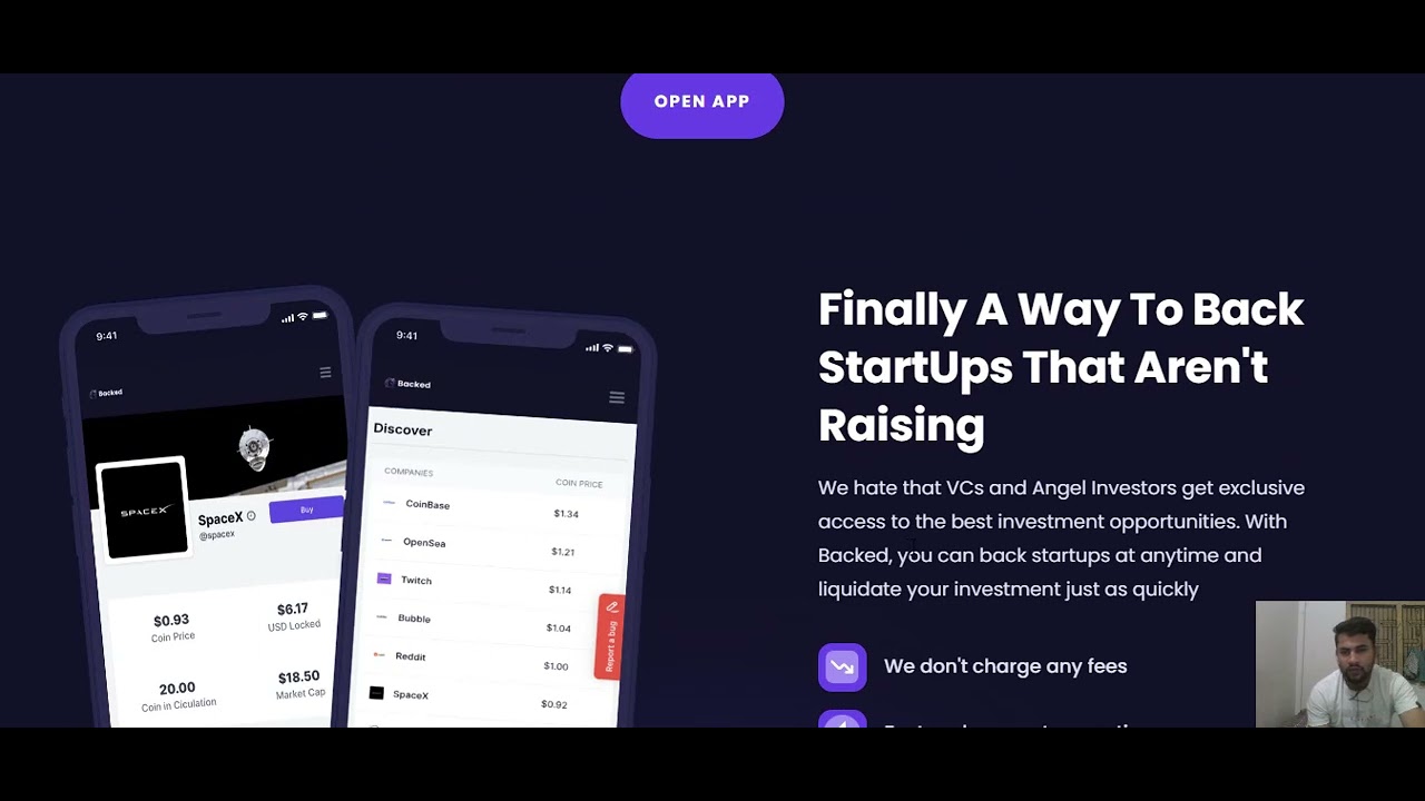 Backed Finance Platform overview!