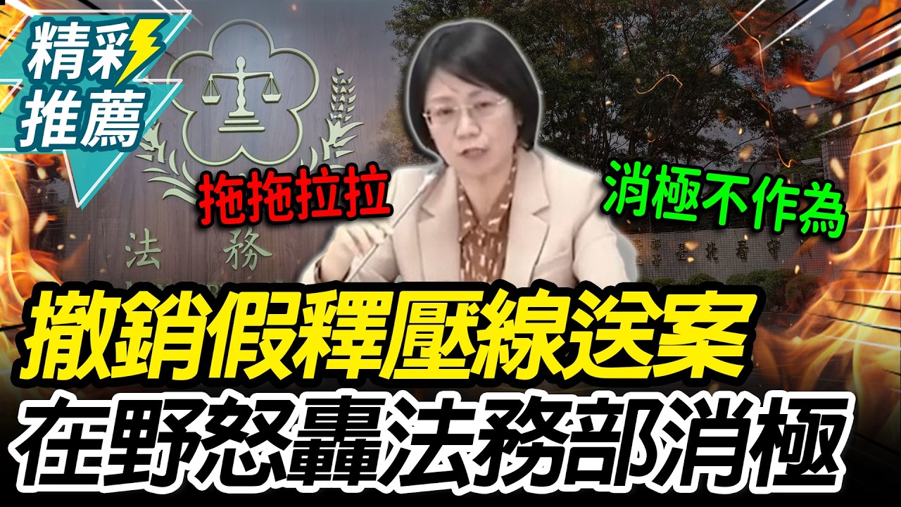 撤銷假釋壓線送案！翁曉玲轟法務部「拖拖拉拉」 蔡其昌喊朝野合作【CNEWS】