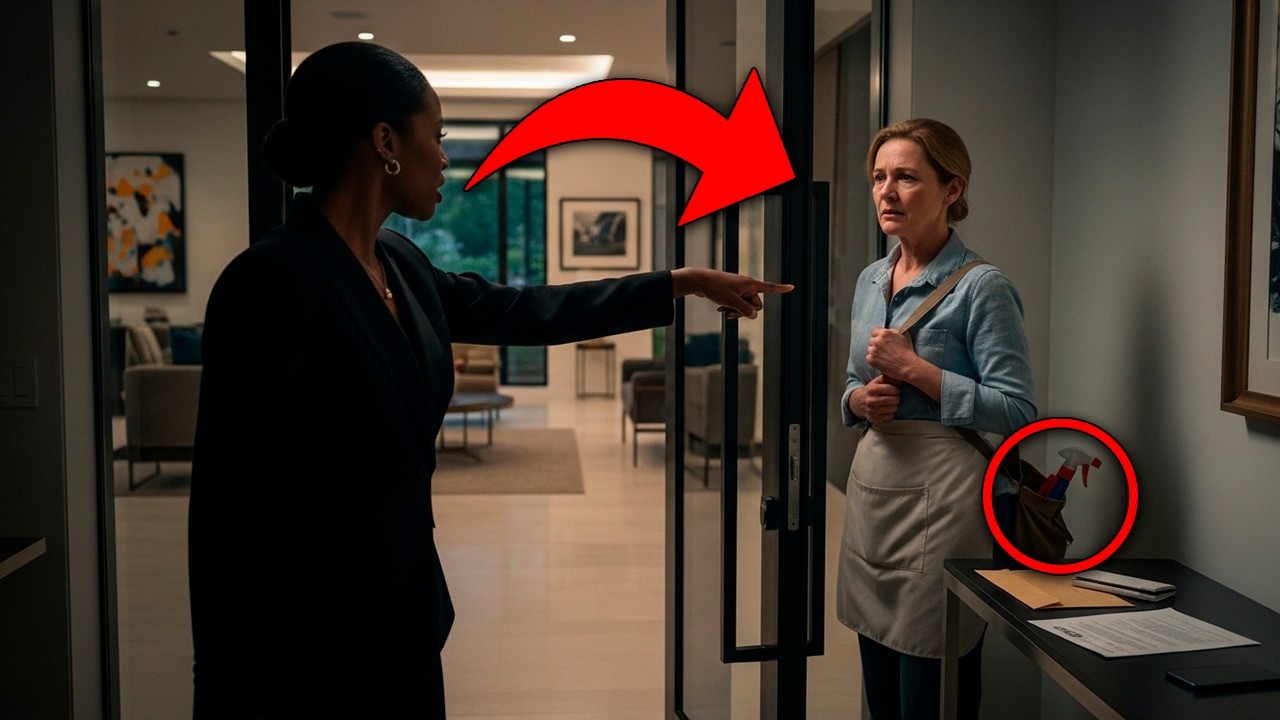 BUSINESSWOMAN KICKS OUT CLEANING LADY WITH SHOUTS... AND DISCOVERS SHE´S LOST EVERYTHING