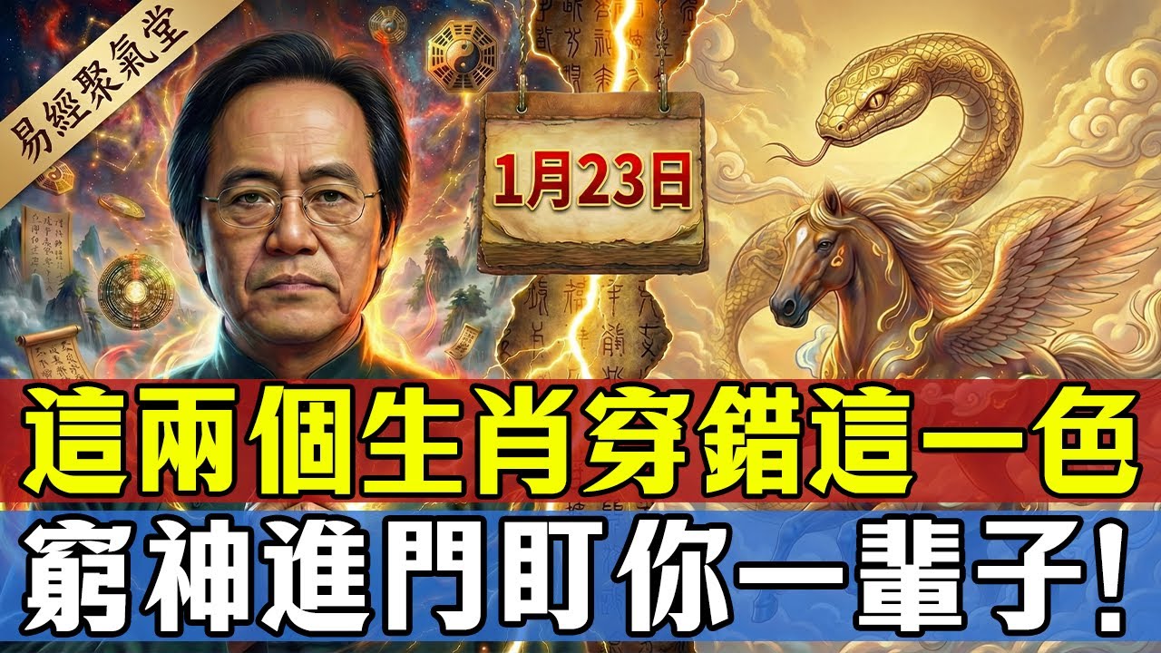 倪海廈警告：2026赤馬紅羊劫提前預演？這兩個生肖，若不換掉這身“災難色”，神仙也救不了你！#倪海廈 #中醫養生 #2026赤馬紅羊 #心腦血管 #經方 #五行避災 #屬蛇屬馬