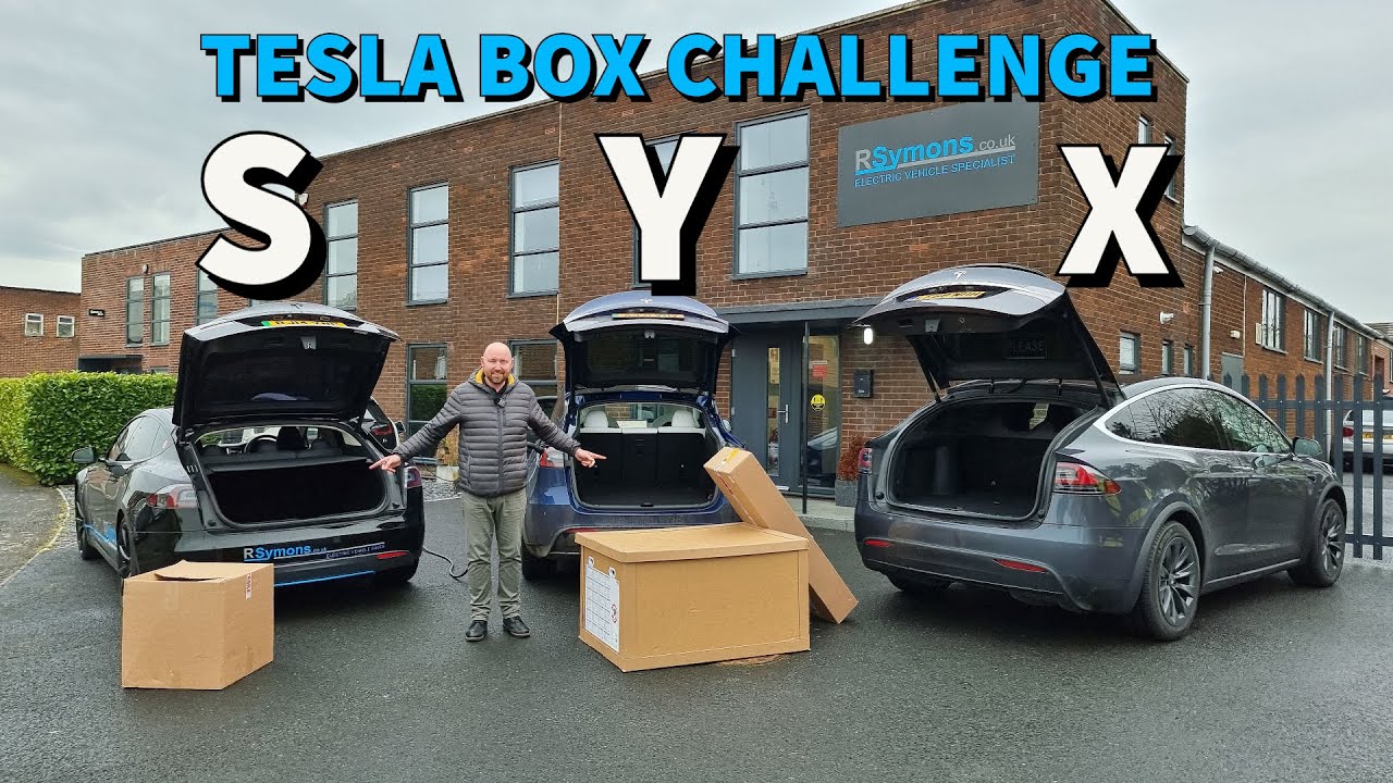 Tesla Model Y Practicality test: bikes, passengers and BIG box v 3, S, X, other electric family cars