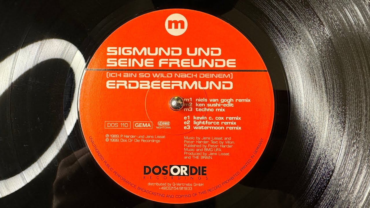 Sigmund Und Seine Freunde – (Ich Bin So Wild Nach Deinem) Erdbeermund (Niels Van Gogh Remix) DOS 110