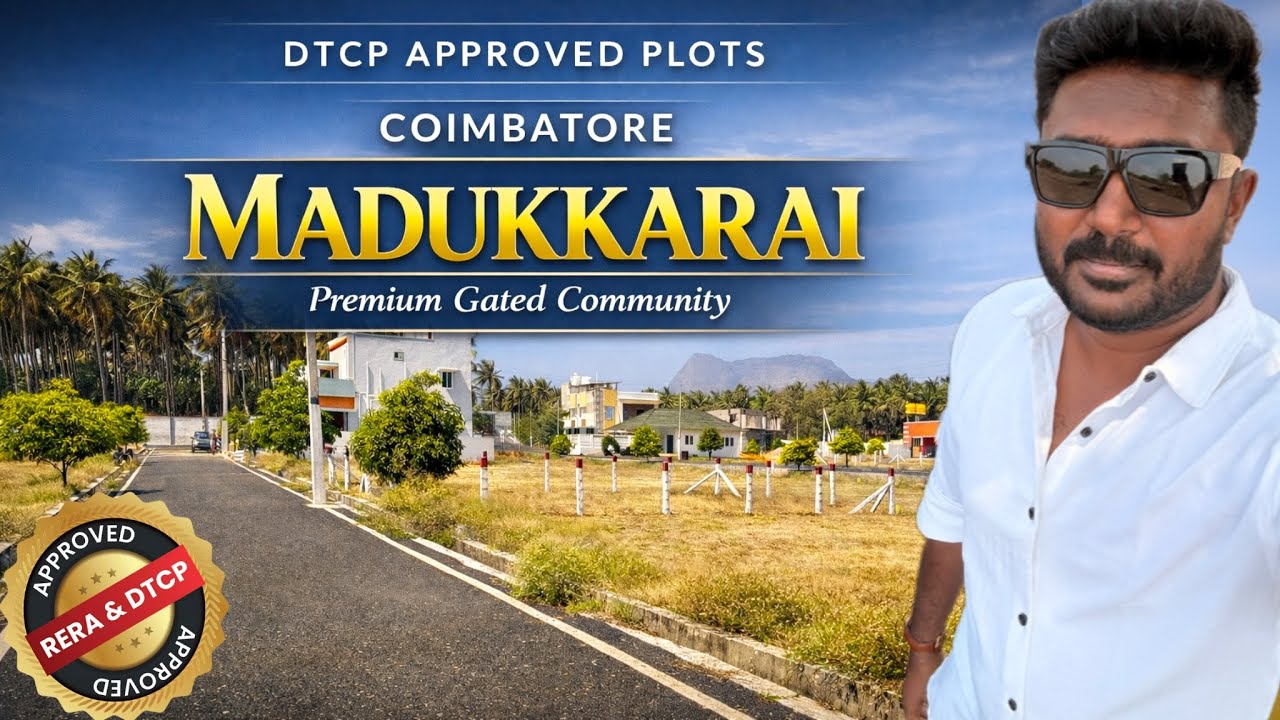 Madukkarai DTCP Approved Gated Community Plots | Oak Tree Township | Near Palakkad Bypass