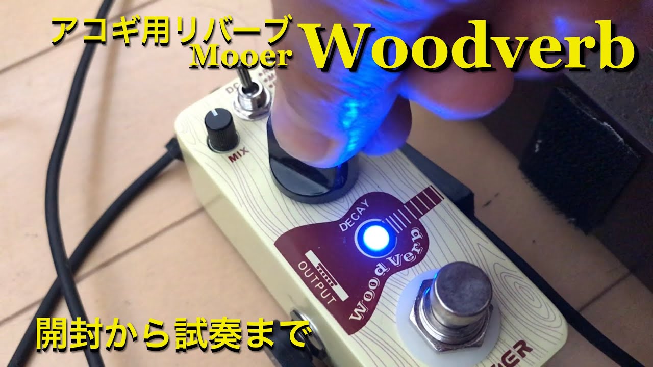 Mooer Woodverb 開封・試奏レポート