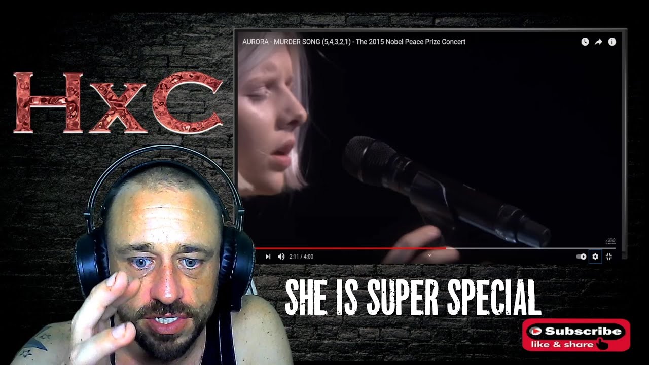 AURORA - MURDER SONG (5,4,3,2,1) - The 2015 Nobel Peace Prize Concert | REACTION!