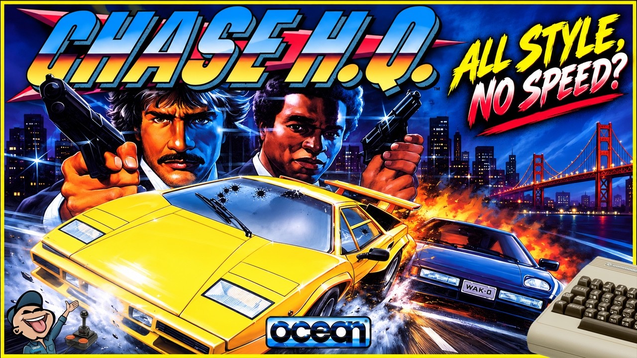 CHASE H.Q. – Commodore 64 (1989) | Ocean's Underwhelming Arcade Conversion