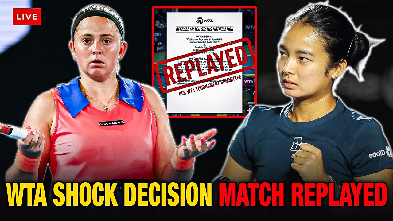 WTA FORCES REPLAY! The Truth Behind Alex Eala vs Ostapenko SHOCK Decision!