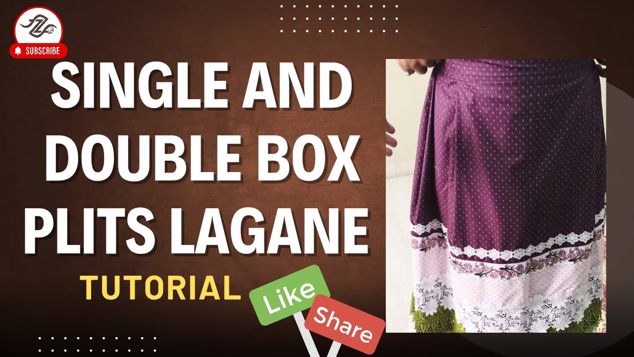 Box plits RIDA/ lagane/ghagra  EASY METHOD/tutorial #ridar_video