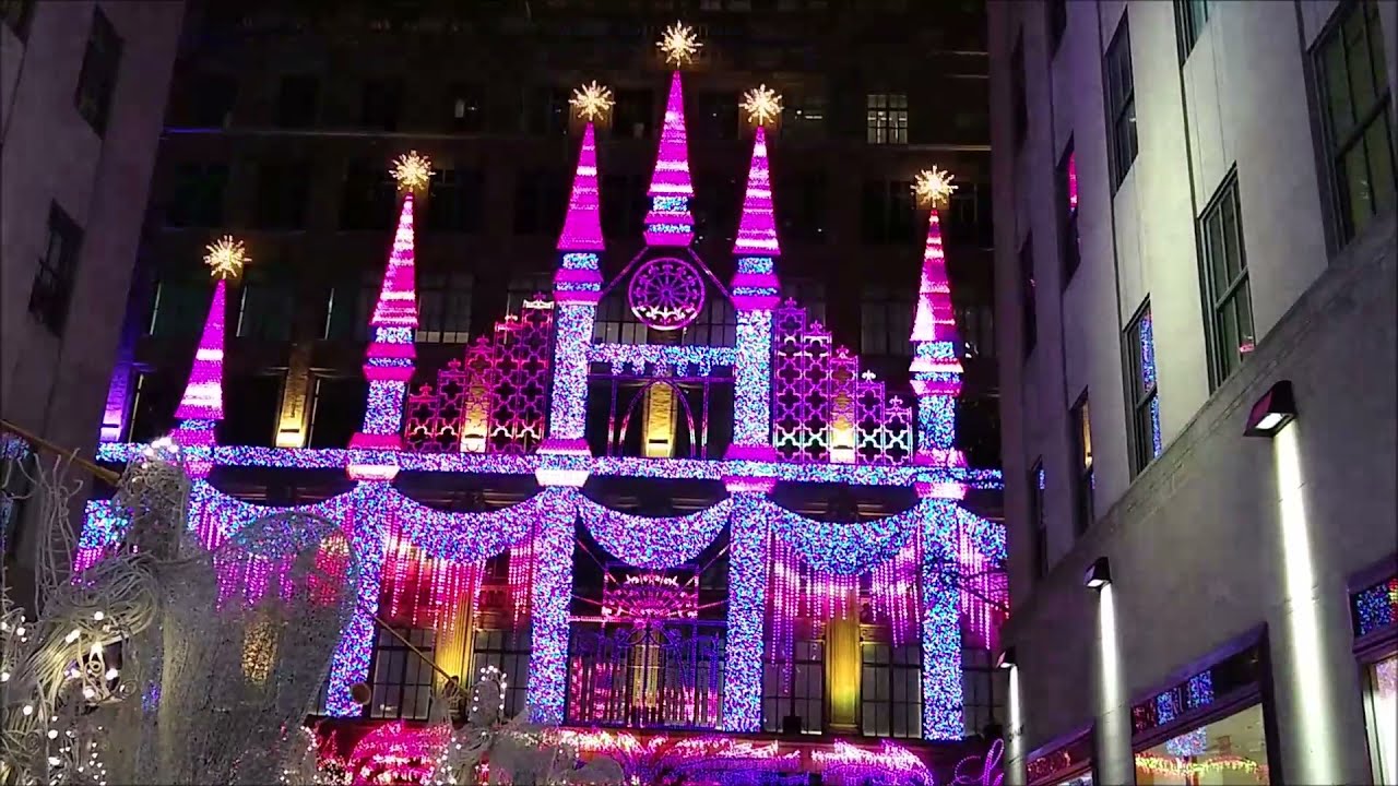 Saks Christmas Light Show  2021 / 2020 / 2019