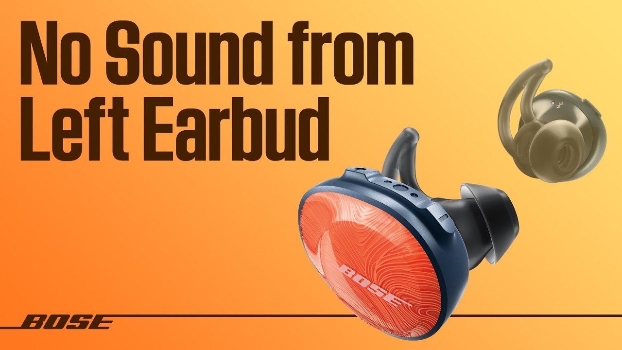 Bose SoundSport Free — нет звука в левом наушнике