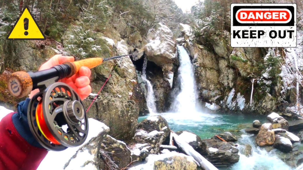 I Found The Most AMAZING Hidden Waterfall | Fly Fishing For BROWN TROUT