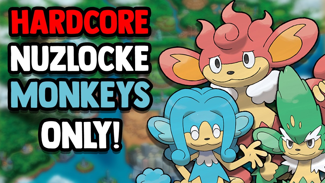 Pokémon White Hardcore Nuzlocke - Elemental Monkeys Only! (No items, no overleveling)