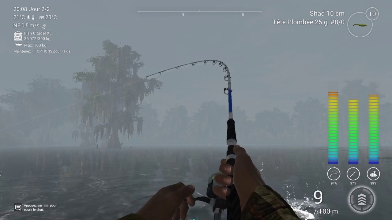 The Fisherman. ( Fishing planet ). Lac Quanchkin. Garpique alligator.
