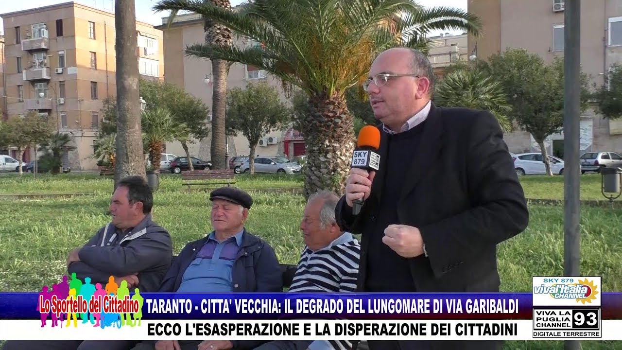 TARANTO - CITTA' VECCHIA: IL DEGRADO DEL LUNGOMARE DI VIA GARIBALDI
