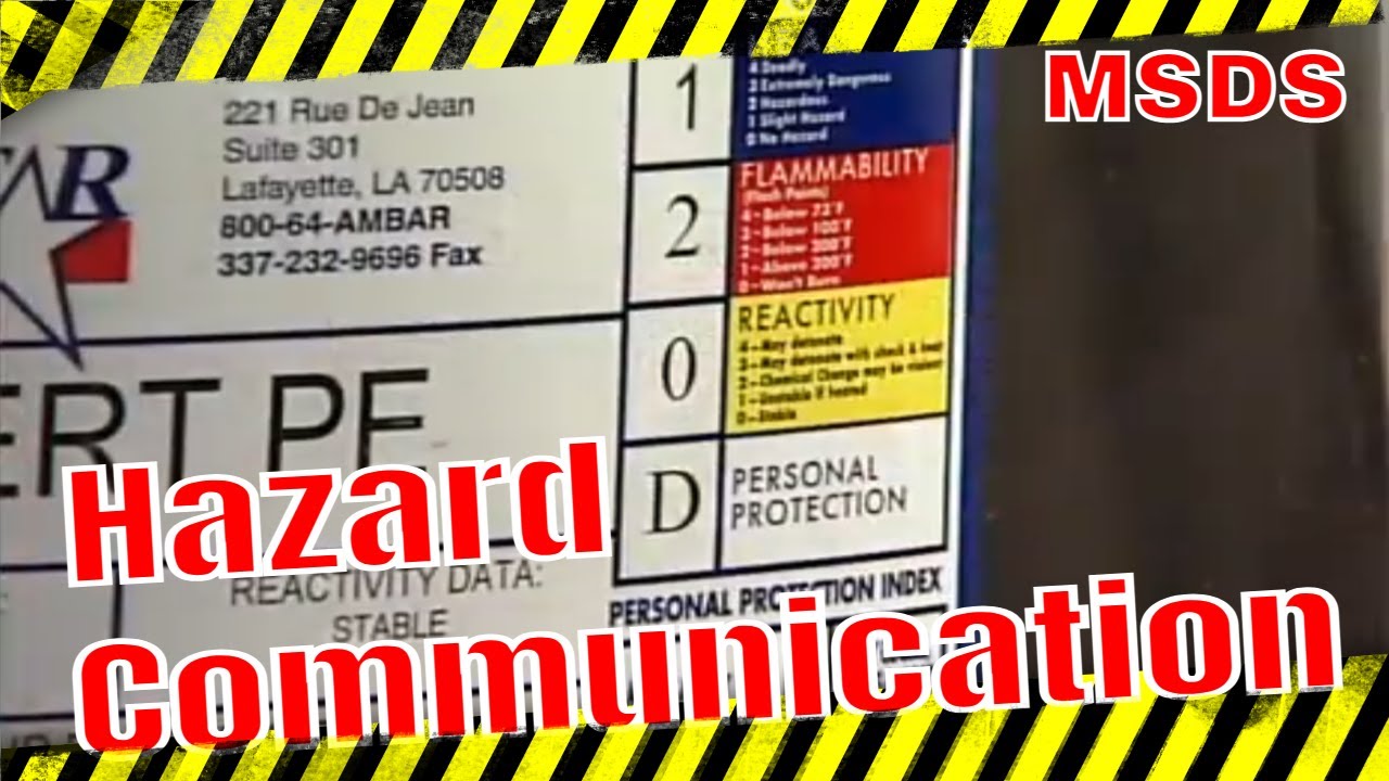 Rig Hazard Communication