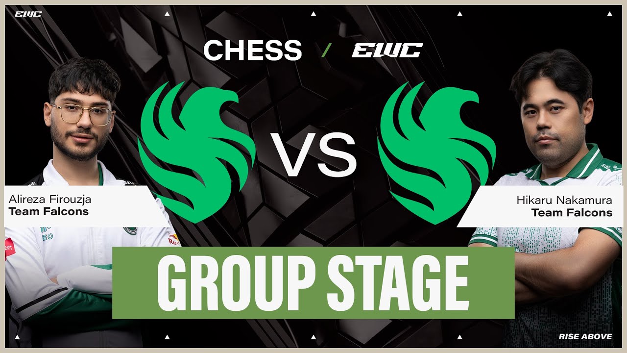 Hikaru Nakamura vs Alireza Firouzja | Chess at EWC 25 - Day 1 - Group Stage