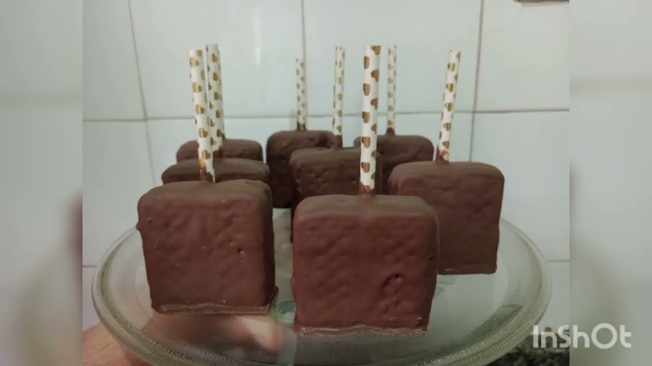 Biscoito Maria  no palito ( Alfajor ) fácil com apenas  3 ingredientes