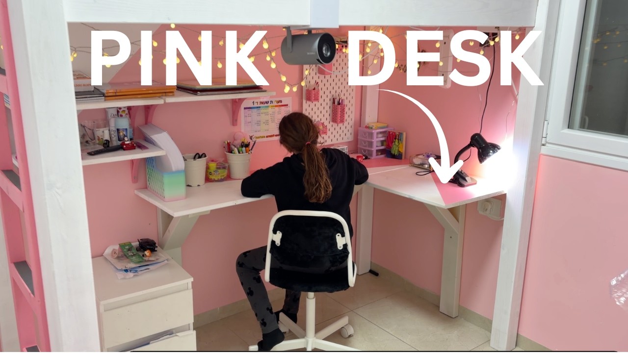 The perfect Loft Bed Desk Build - Completed
