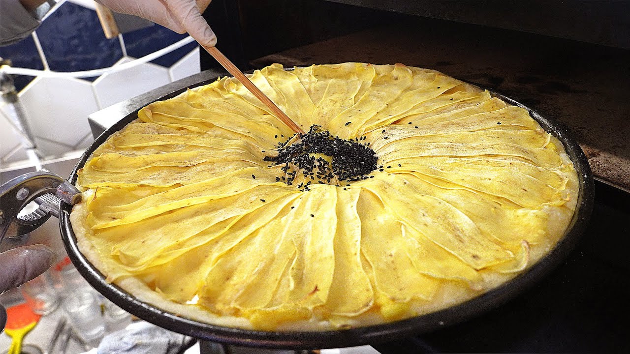 처음봅니다! 전국최초 꼬막피자와 고구마피자로 단골 많은 강릉 꼬꼬무 피자집┃Sweet potato & cockle pizza - Korean street food
