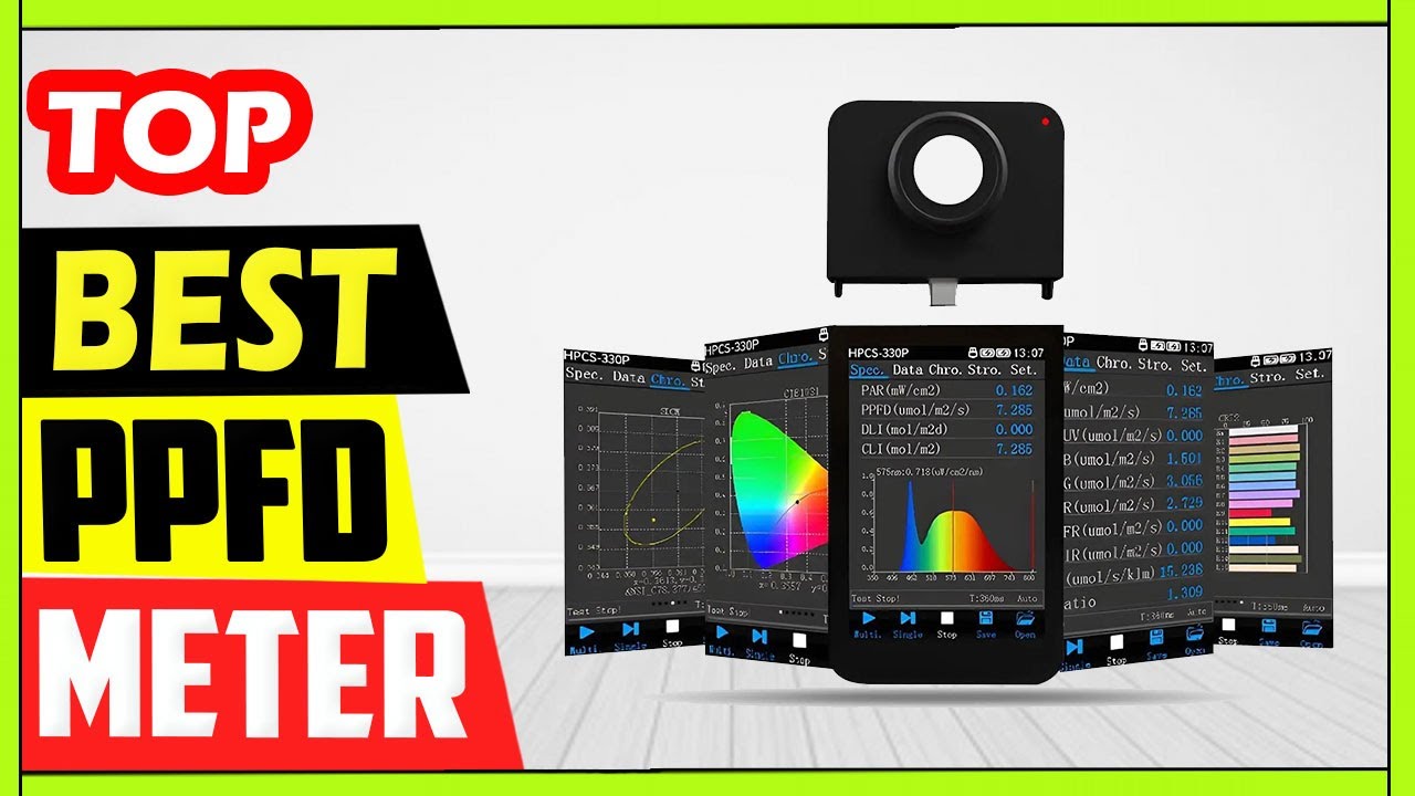 Best Wireless Bluetooth PPFD Spectrometer HPCS-330P Par Meter Review