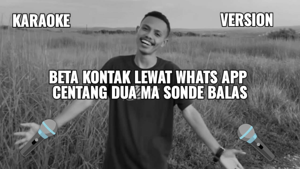 Karaoke | Wanri Tobe - Centang 2 Ma Sonde Balas