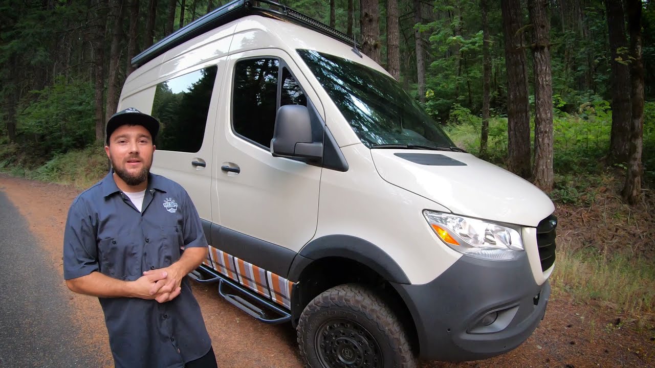 Off Grid Solutions PDX Custom 2020 Sprinter Conversion Van Walk Through
