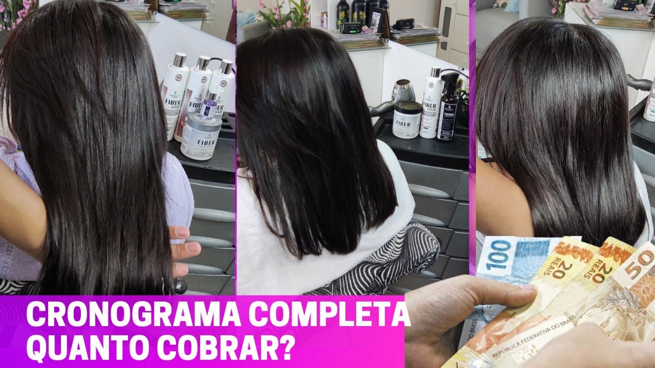 QUANTO COBRAR NUM CRONOGRAMA CAPILAR COM 3 SESSÕES