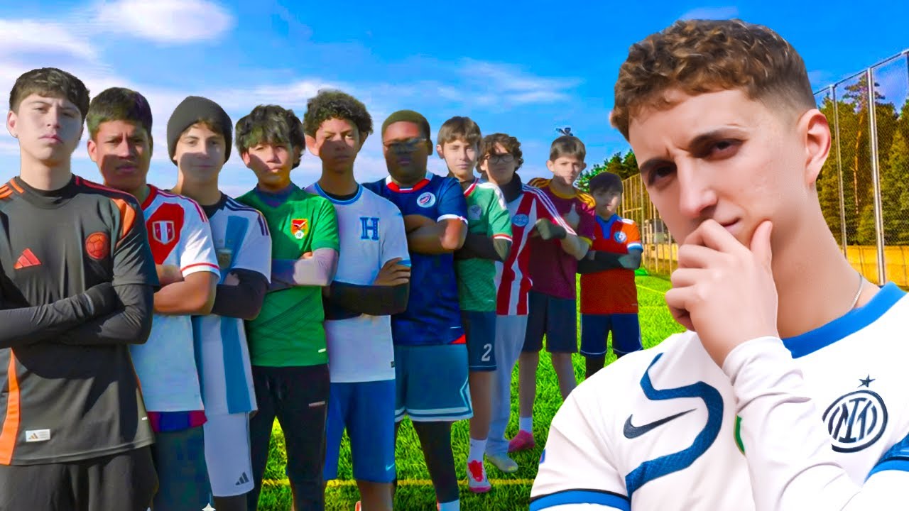 CUÁL es el MEJOR PAÍS de LATAM JUGANDO a FÚTBOL? (Versión Niños)