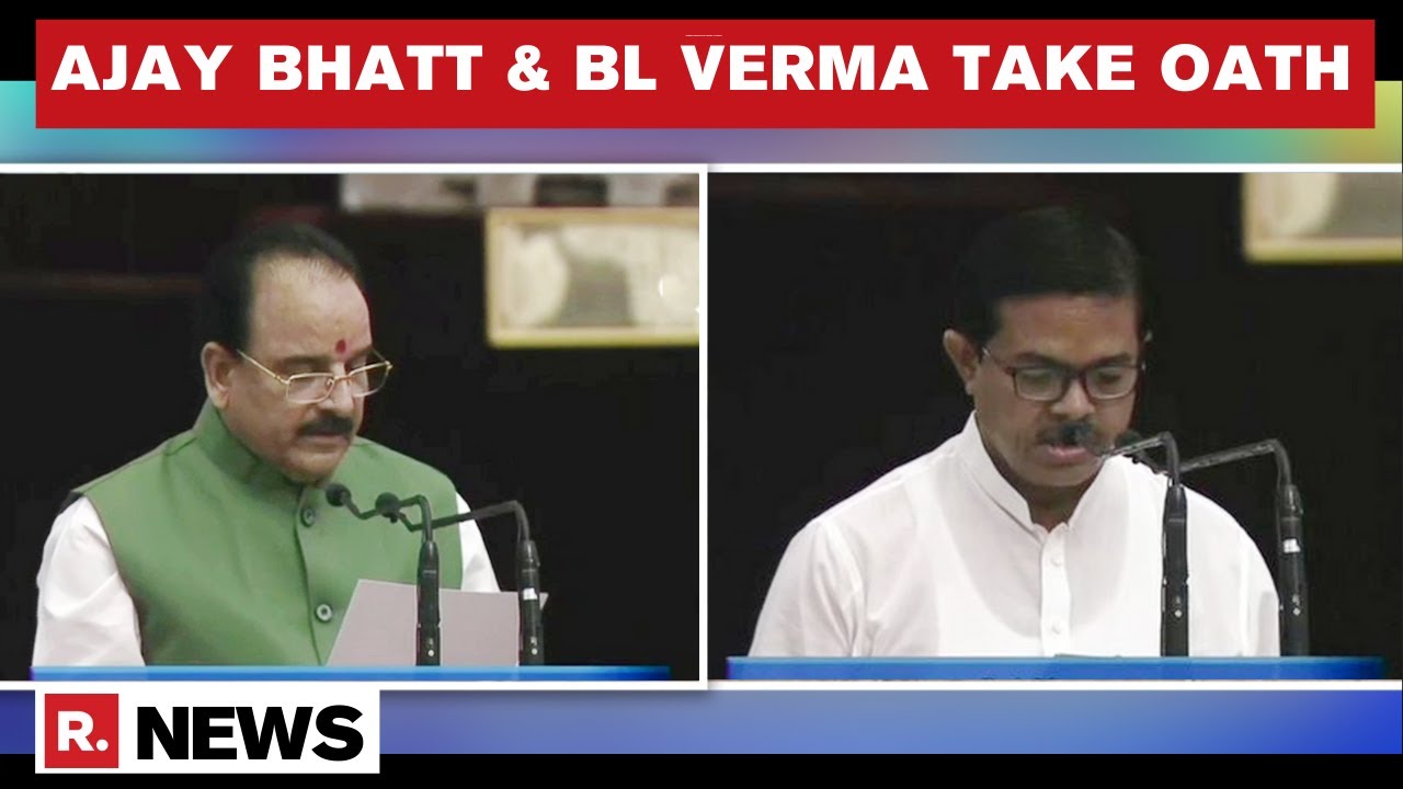 Ajay Bhatt & BL Verma Inducted In Council Of Ministers | #TeamModi Takes Oath | Republic TV