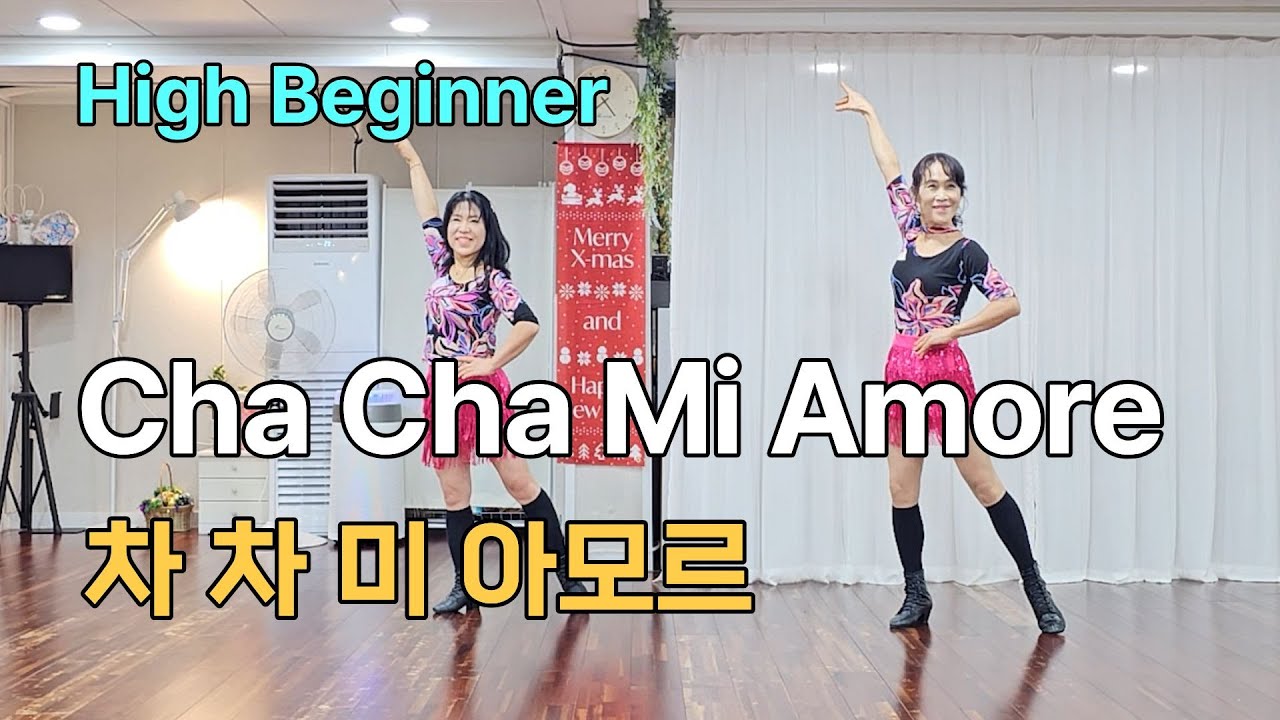 Cha Cha Mi Amore Line Dance | High Beginner | 차 차 미 아모르 라인댄스 | 진현숙Linedance | 라인댄스와 함께 오늘도 건행💙
