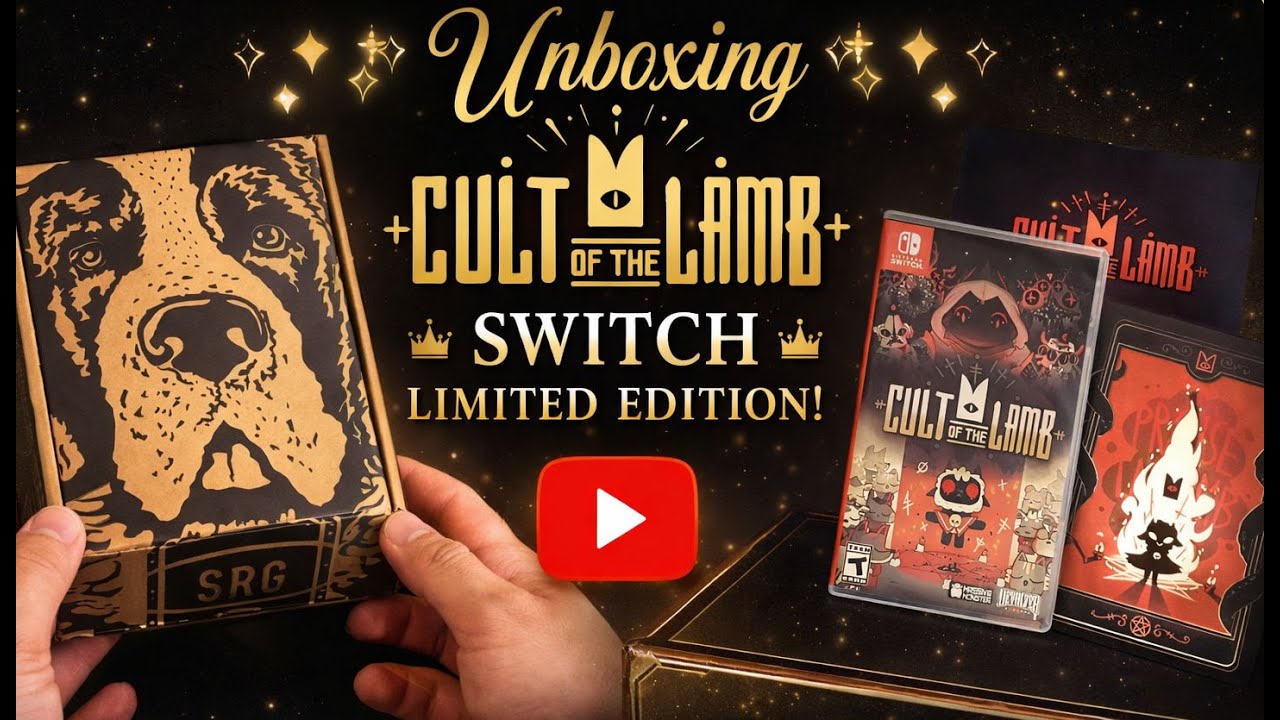 Cult of the Lamb Limited Edition Unboxing (Switch) Special Reserve Games Collector’s Edition