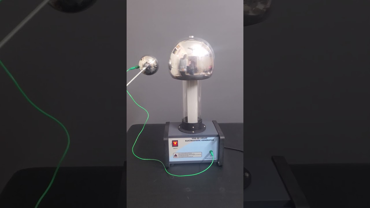 van de graaff generator # Static electric charge #physicsfun