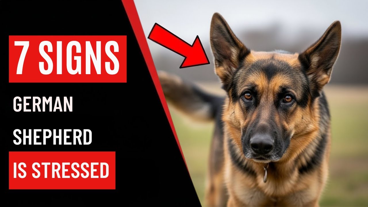 7 Signs Your German Shepherd Is Stressed Most Owners Miss This