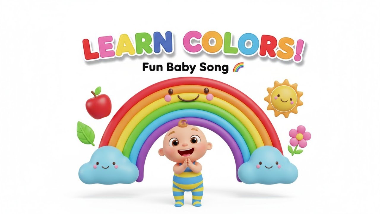 🌈 Baby Color Song | Learn Colors with Fun 🎨 | Kids & Toddlers