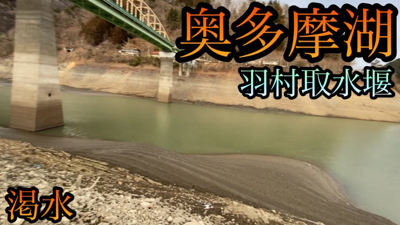 奥多摩湖と羽村取水堰の水位をみてみる【東京都羽村市と奥多摩町】
