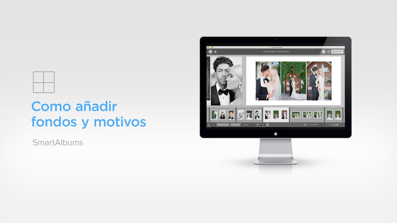 Tutorial de SmartAlbums: Como a&ntilde;adir fondos y motivos