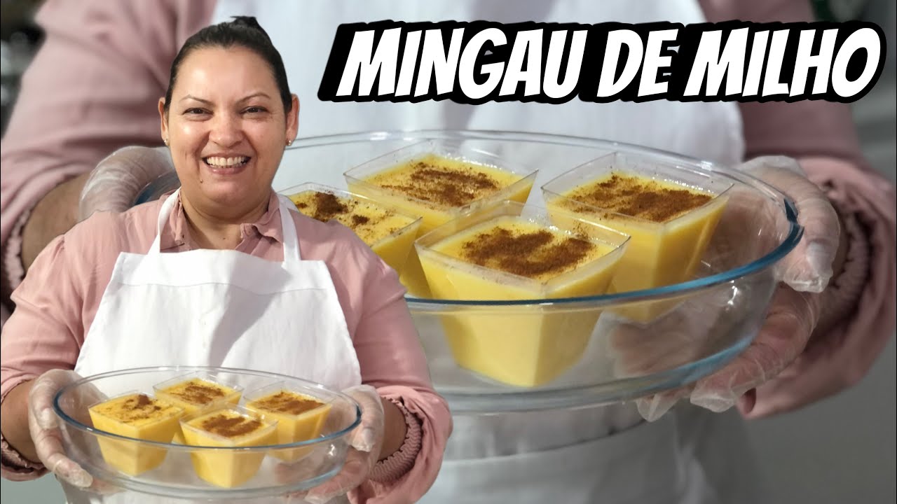 MINGAU DE MILHO VERDE TRADICIONAL COM 04 INGREDIENTES / RECEITAS FESTA JUNINA