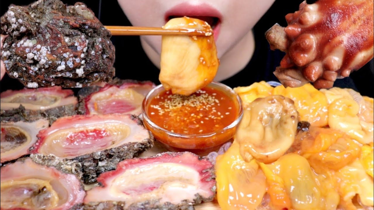ASMR SEA SQUIRT 꽃멍게,돌멍게 리얼사운드 먹방 EATING SOUND MUKBANG