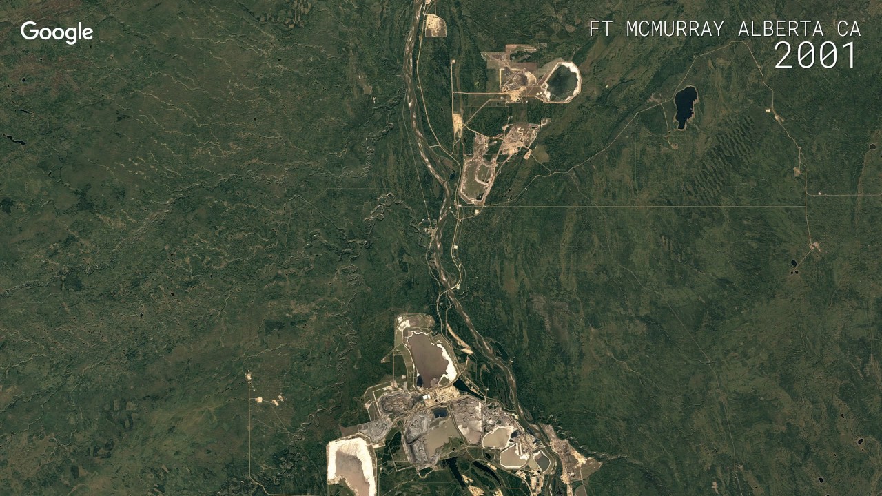 Google Timelapse: Fort McMurray, Alberta, Canada