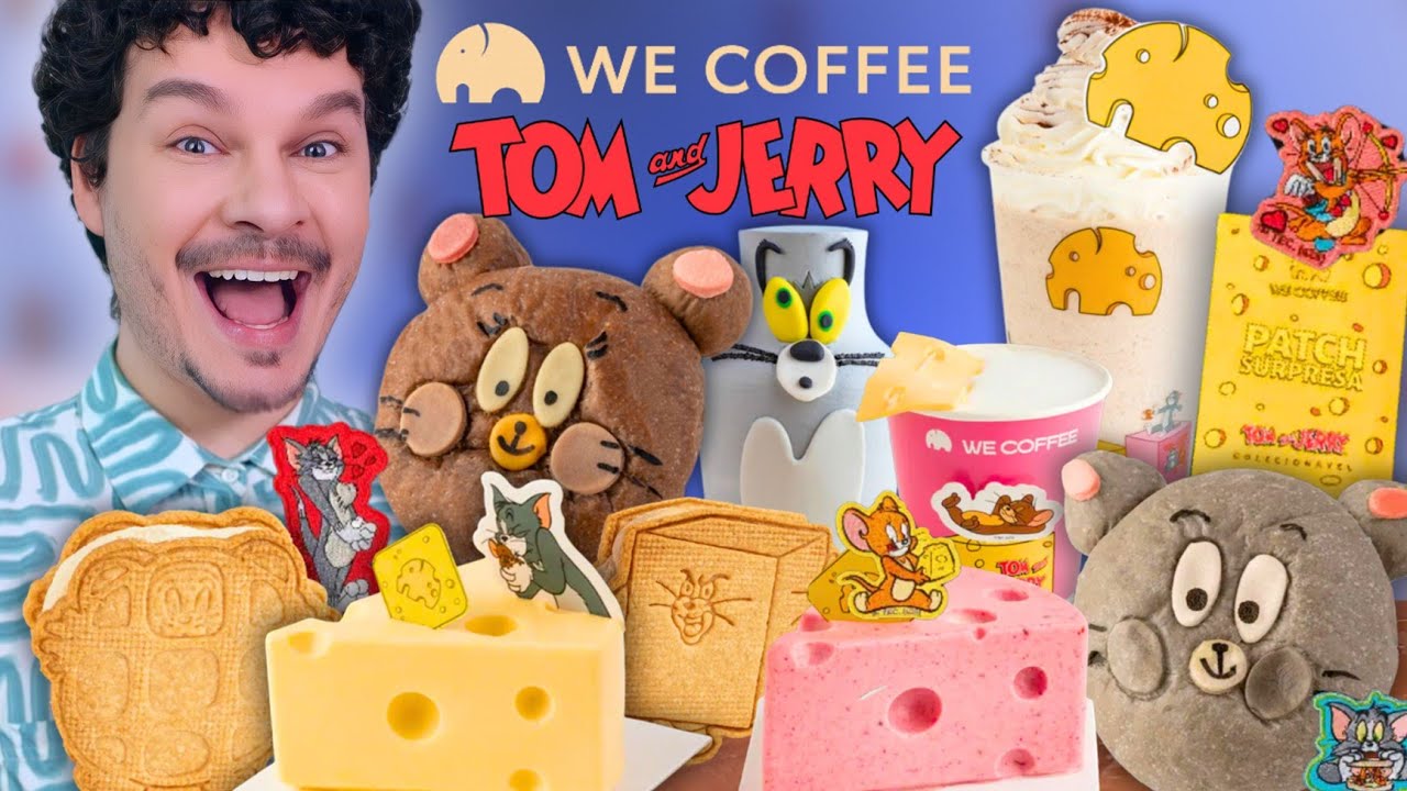 WE COFFEE: PROVAMOS OS NOVOS LANCHES DO TOM & JERRY - Vale a pena?