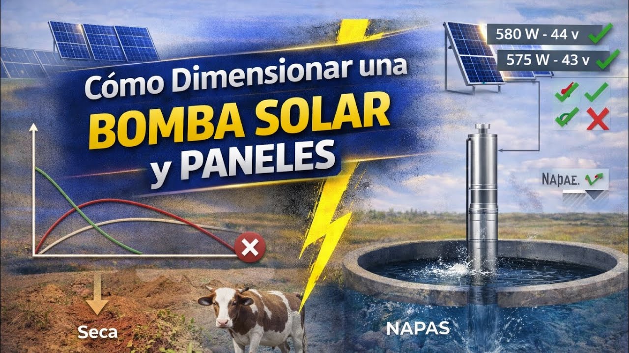 👉 Cómo Dimensionar una Bomba Solar y los Paneles Correctamente